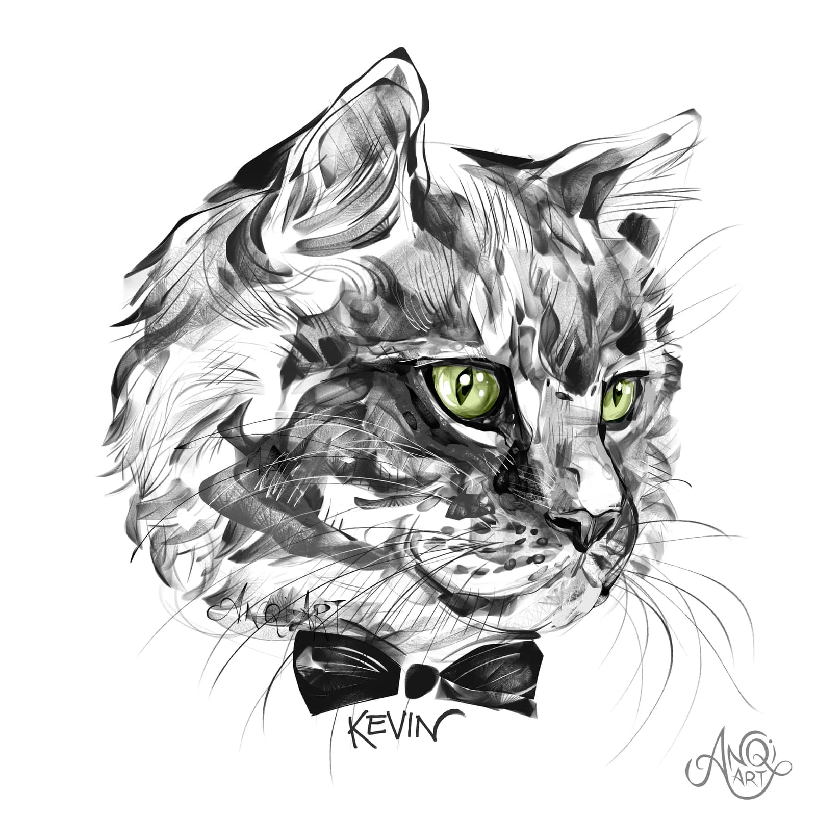 Portrait of Kevin by Anqi