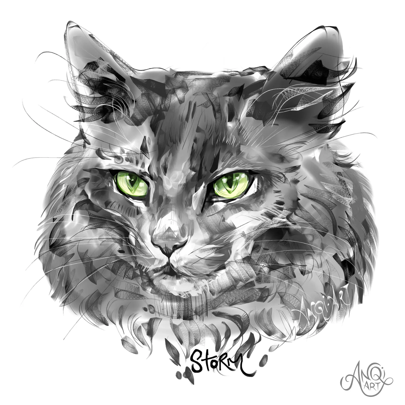 Portrait of Storm by Anqi