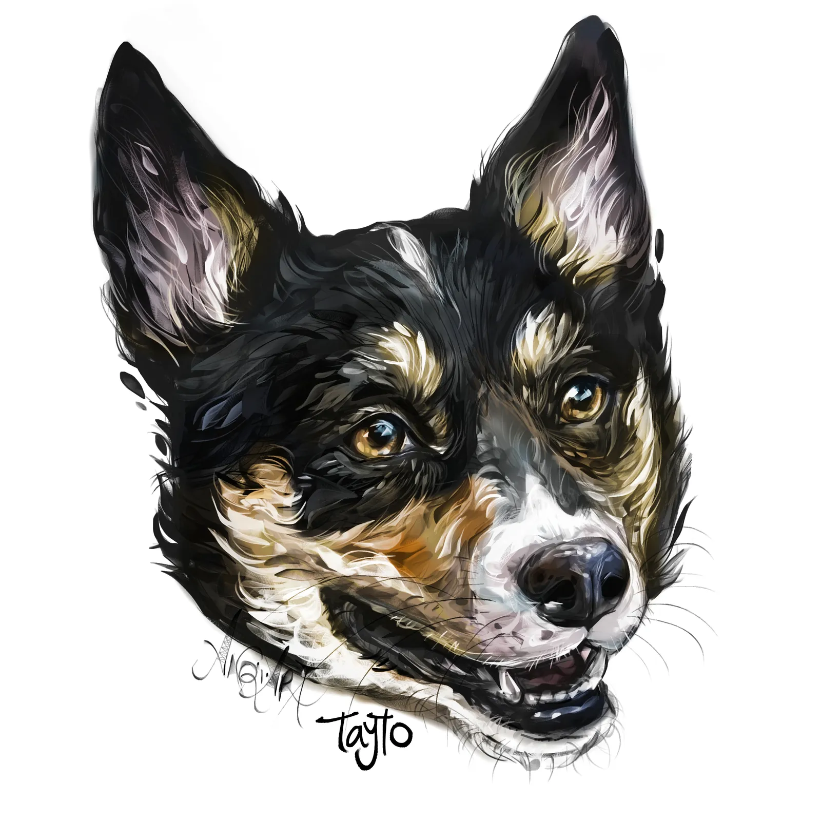 Portrait of Tayto by Anqi
