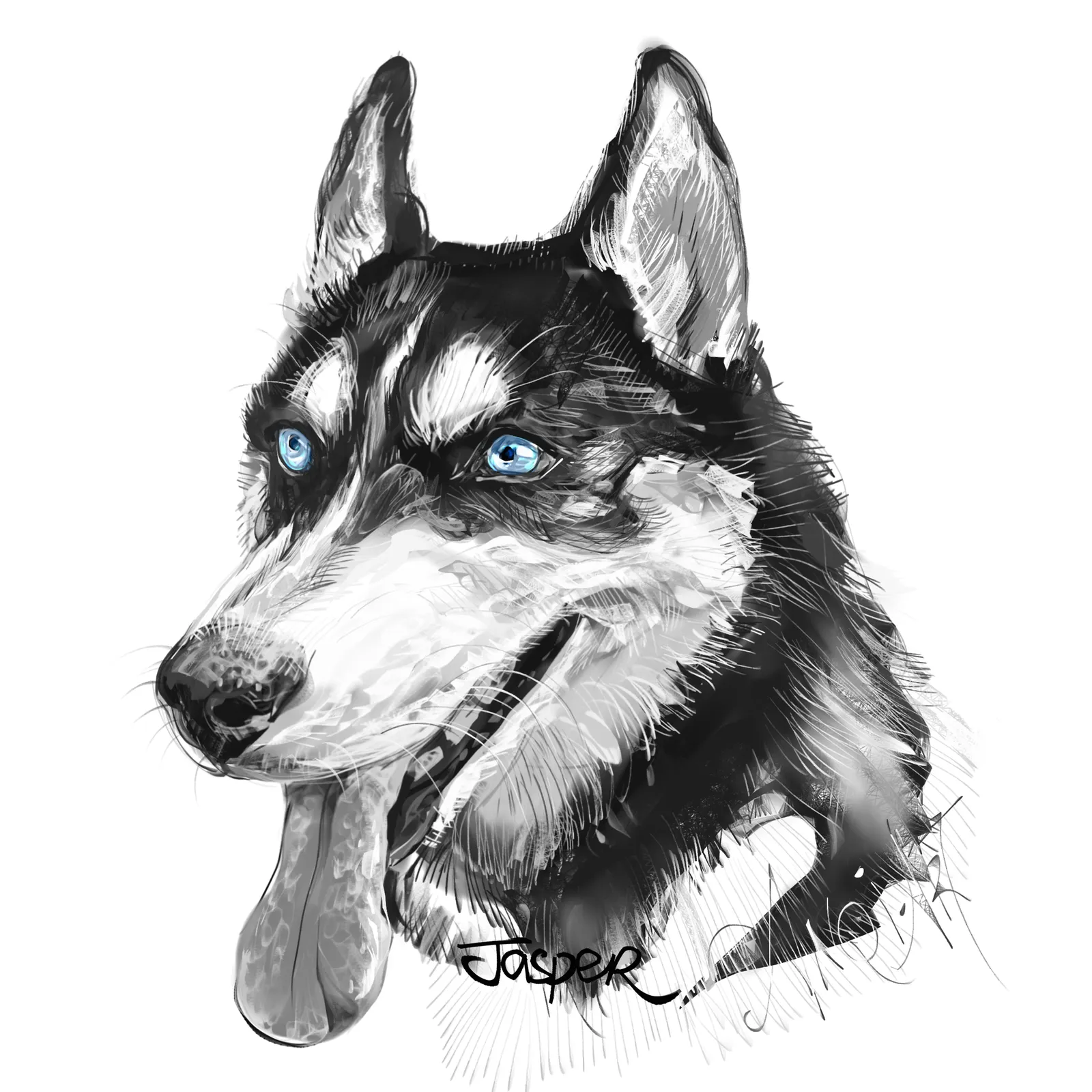 Portrait of Jasper by Anqi