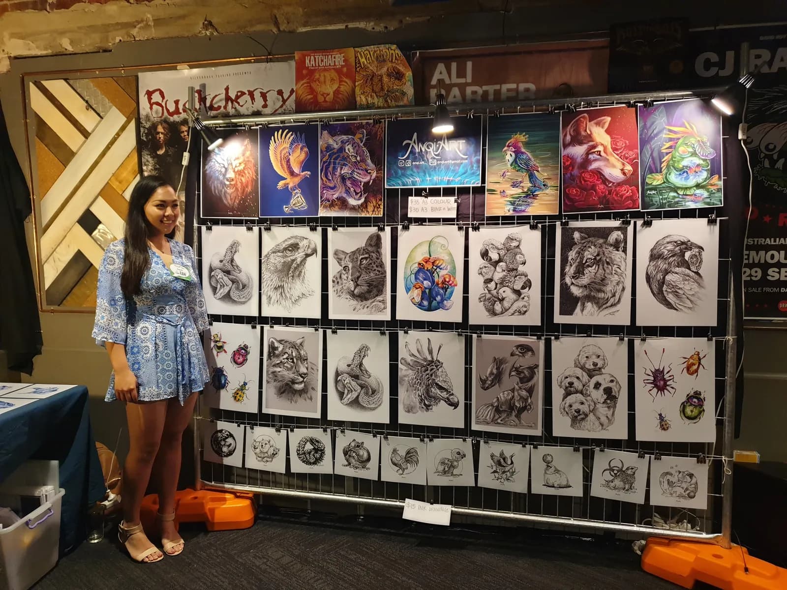 Anqi at her market stall