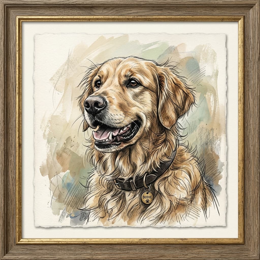 Pet Portrait Example